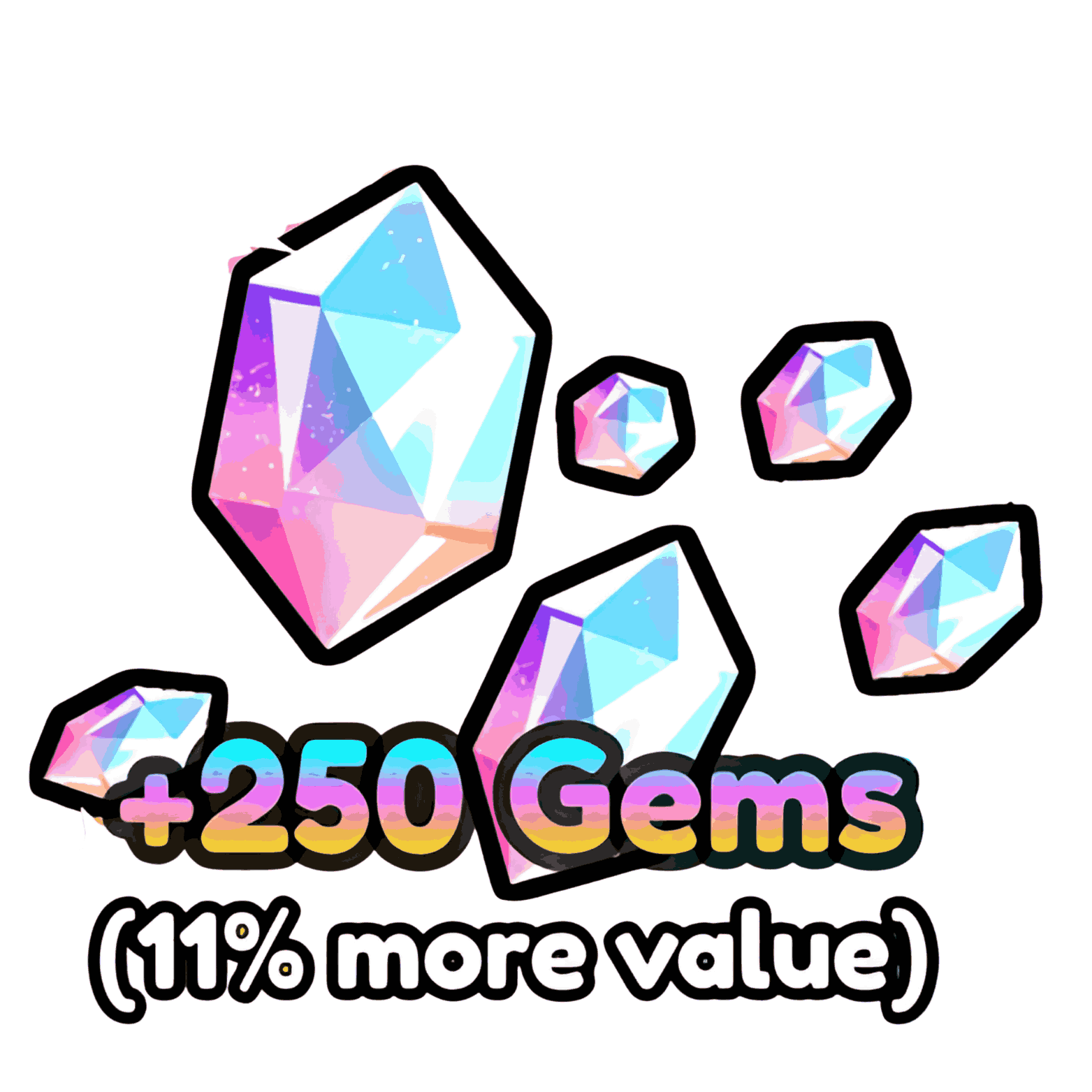 250 Gems