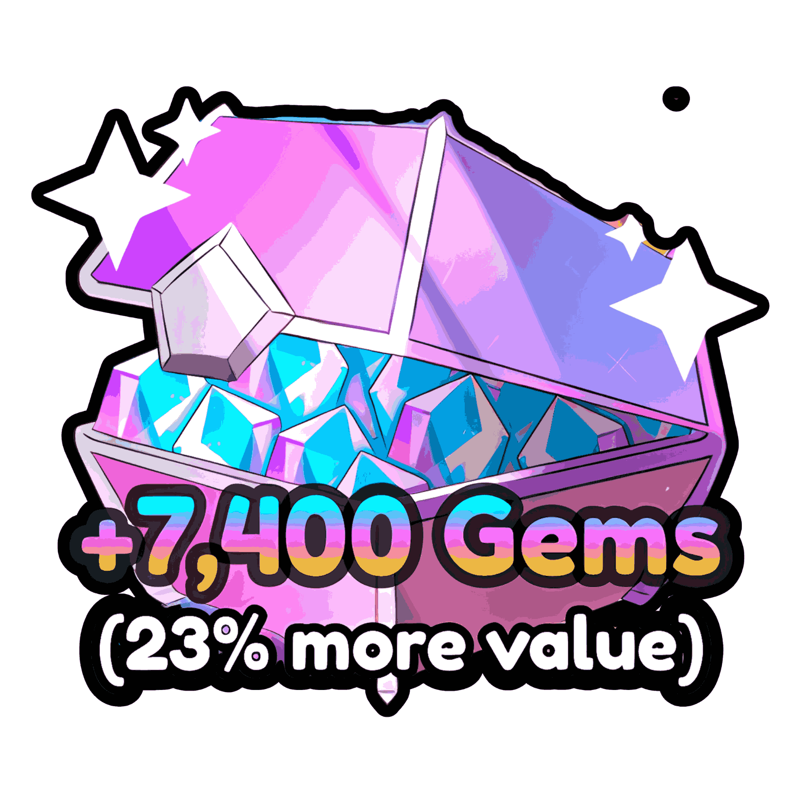 7400 Gems